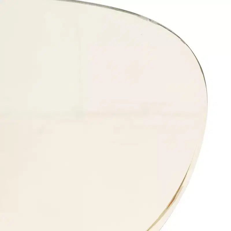 LeisureMod Oyster Sedie da pranzo trasparenti set da 2 Design a schienale curvo impilabile con gambe in acciaio inossidabile nero per cucina o sala da pranzo