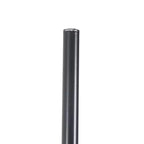 LeisureMod Oyster Sedie da pranzo trasparenti set da 2 Design a schienale curvo impilabile con gambe in acciaio inossidabile nero per cucina o sala da pranzo