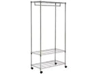 Gordon 3 Tier Garment Rack - Chrome - Safavieh