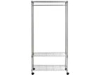 Gordon 3 Tier Garment Rack - Chrome - Safavieh