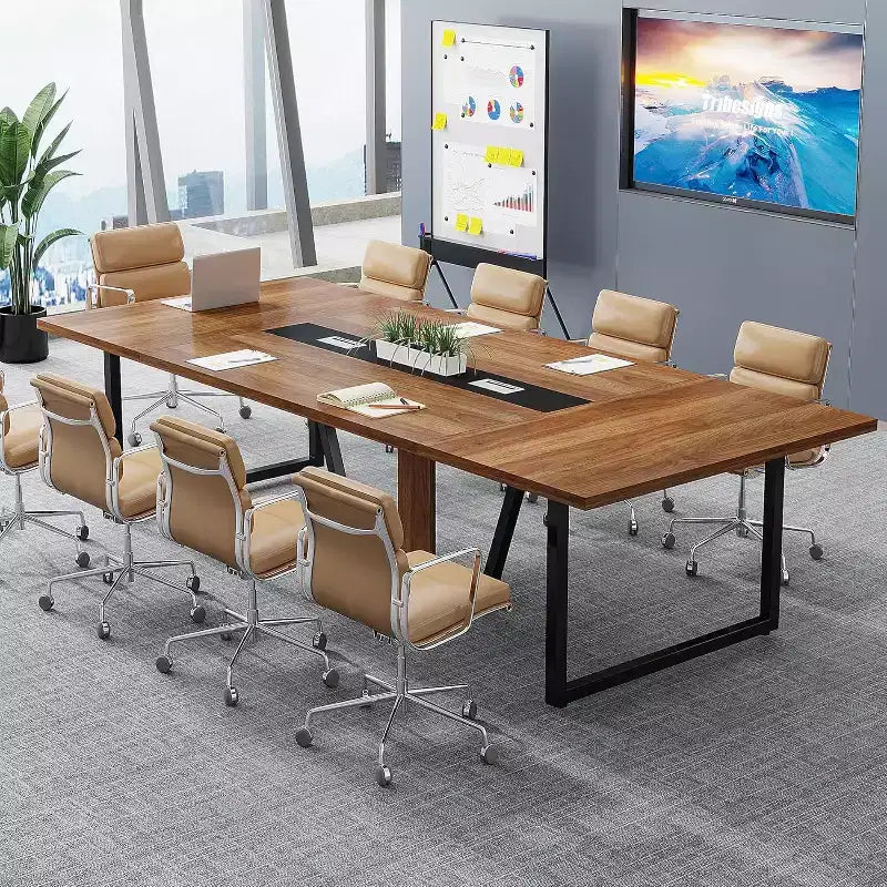 Lantine 8FT Conference Table for 10 People for Office Meeting