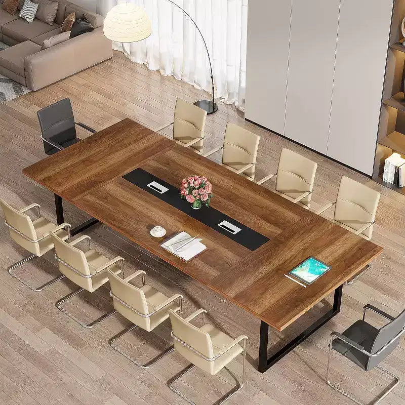 Lantine 8FT Conference Table for 10 People for Office Meeting