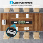 Lantine 8FT Conference Table for 10 People for Office Meeting