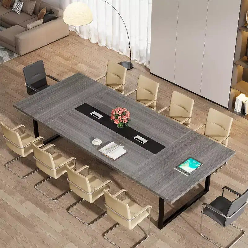 Lantine 8FT Conference Table for 10 People for Office Meeting
