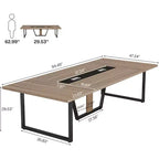 Lantine 8FT Conference Table for 10 People for Office Meeting