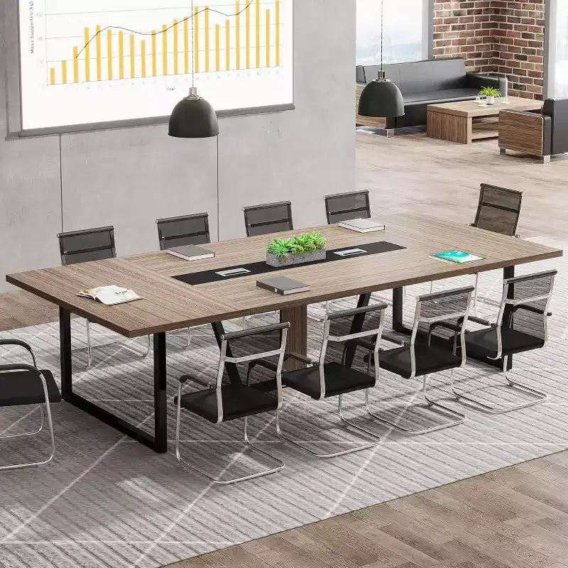 Lantine 8FT Conference Table for 10 People for Office Meeting