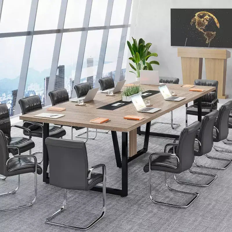 Lantine 8FT Conference Table for 10 People for Office Meeting