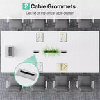 Lantine 8FT Conference Table for 10 People for Office Meeting