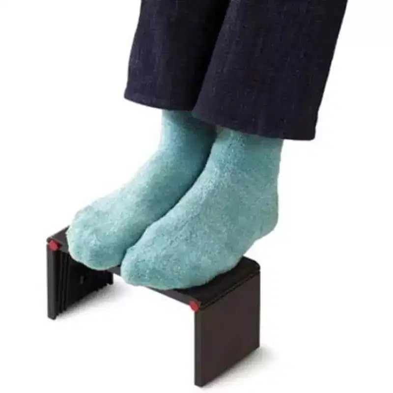 EWH Portable Foot Stool for Adults - 4 Height Lightweight & Collapsible Foot Rest