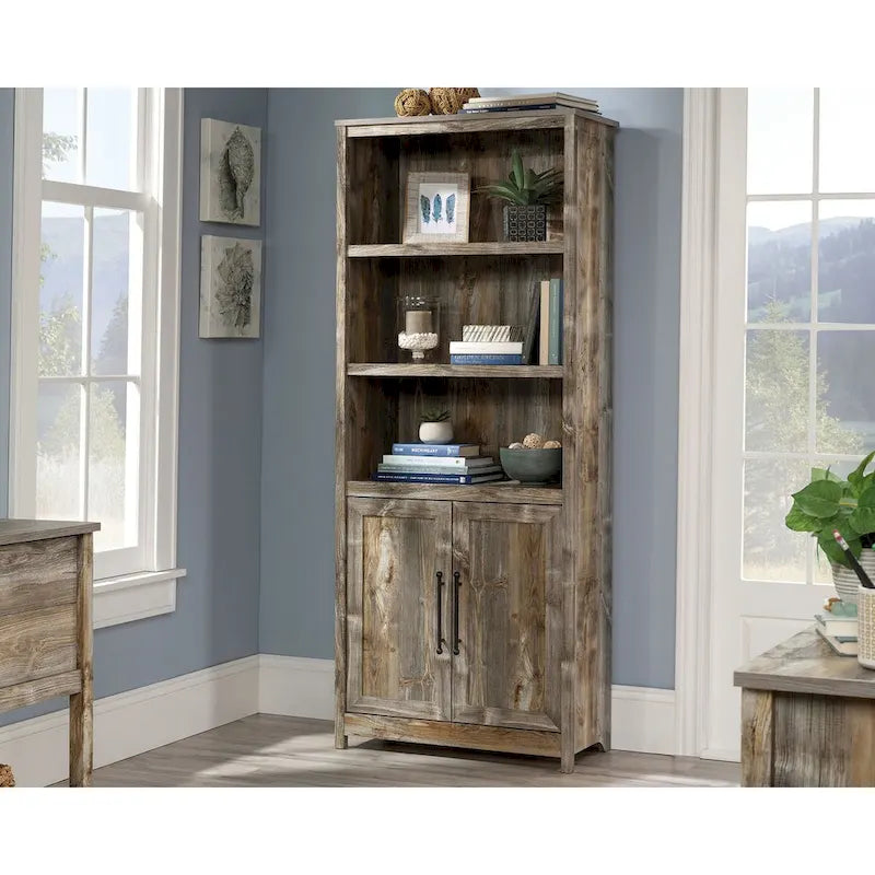 Cottage Road Collection Library With Doors