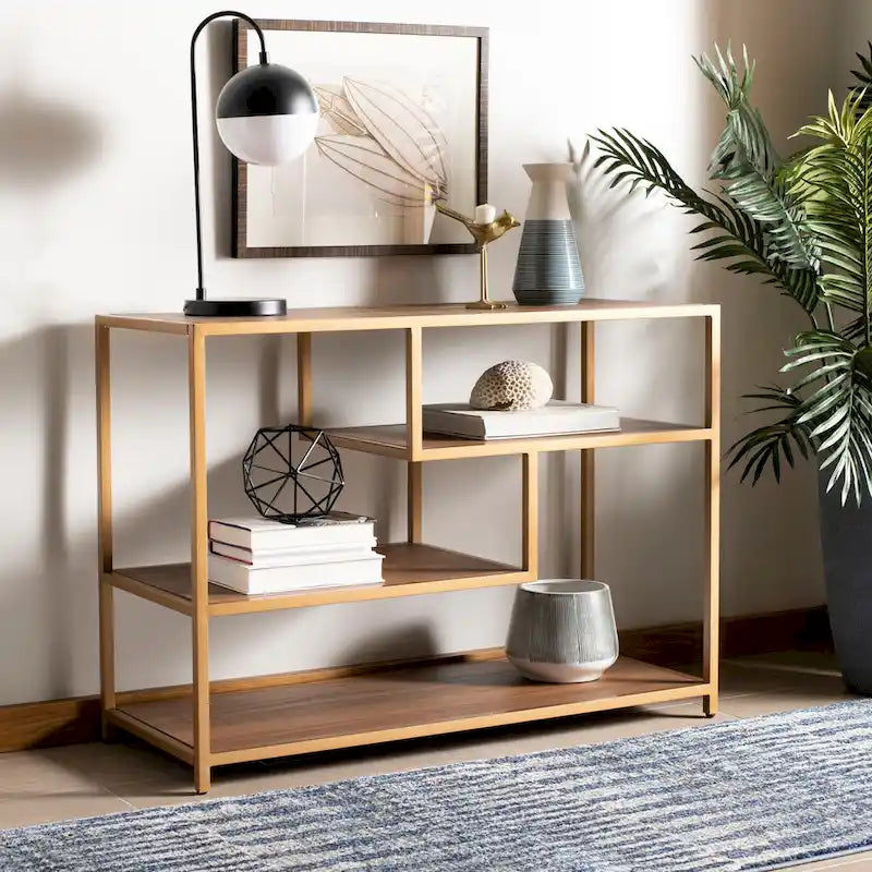 SAFAVIEH Fannye Tavolo console geometrico - 42 x 16 x 30.3 - 42Lx16Px30A