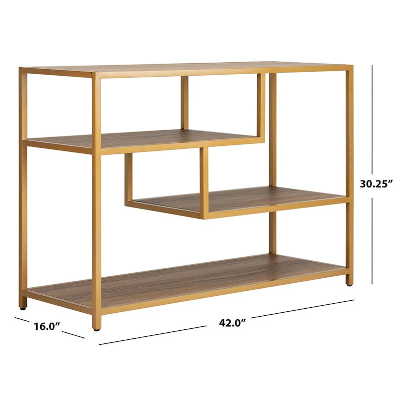 SAFAVIEH Fannye Tavolo console geometrico - 42 x 16 x 30.3 - 42Lx16Px30A