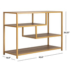 SAFAVIEH Fannye Tavolo console geometrico - 42 x 16 x 30.3 - 42Lx16Px30A