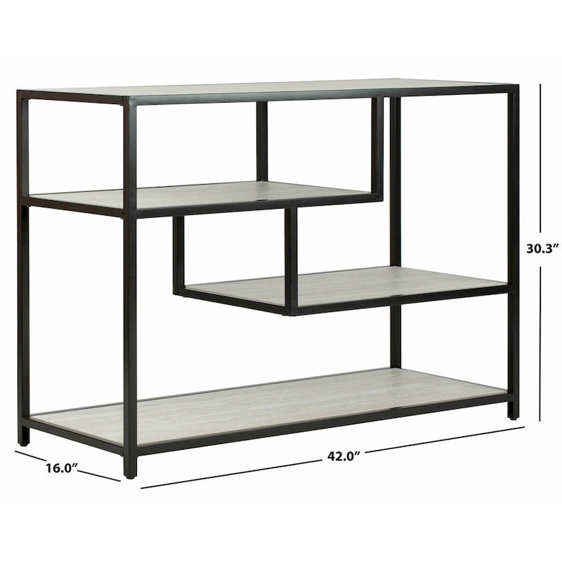 SAFAVIEH Fannye Tavolo console geometrico - 42 x 16 x 30.3 - 42Lx16Px30A