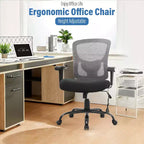 FDW Big and Tall Office Chair with Adjustable Lumbar Support 400lbs Weight Capacity & Seat Massage Function for Adults