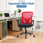 FDW Big and Tall Office Chair with Adjustable Lumbar Support 400lbs Weight Capacity & Seat Massage Function for Adults