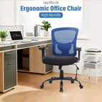 FDW Big and Tall Office Chair with Adjustable Lumbar Support 400lbs Weight Capacity & Seat Massage Function for Adults