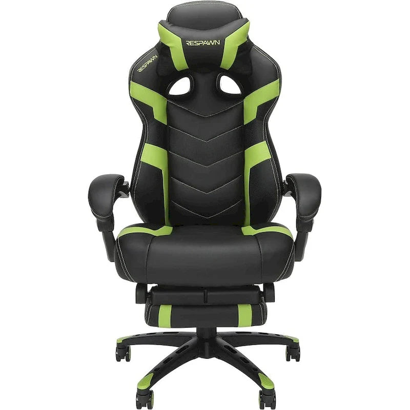Sedia da gaming RESPAWN 110 Pro - Sedia da gaming con poggiapiedi, sedia ergonomica per computer da scrivania