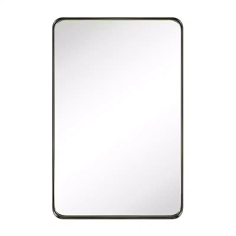 TEHOME Arthers Rectangular Stainless Steel Framed Pivoting Wall Mounted Bathroom Vanity Mirror