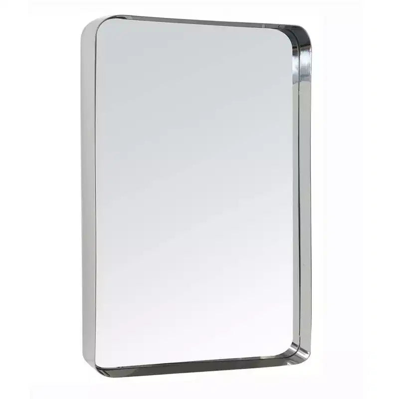 TEHOME Arthers Rectangular Stainless Steel Framed Pivoting Wall Mounted Bathroom Vanity Mirror