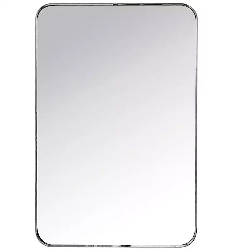 TEHOME Arthers Rectangular Stainless Steel Framed Pivoting Wall Mounted Bathroom Vanity Mirror