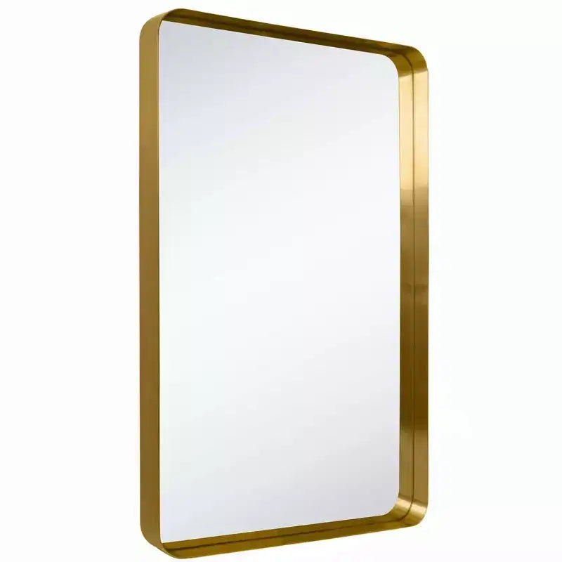 TEHOME Arthers Rectangular Stainless Steel Framed Pivoting Wall Mounted Bathroom Vanity Mirror