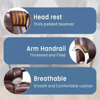 FDW Premium Office Chair Computer Chair with High Back Lumbar Support and PU Leather Upholstery