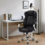 FDW Premium Office Chair Computer Chair with High Back Lumbar Support and PU Leather Upholstery