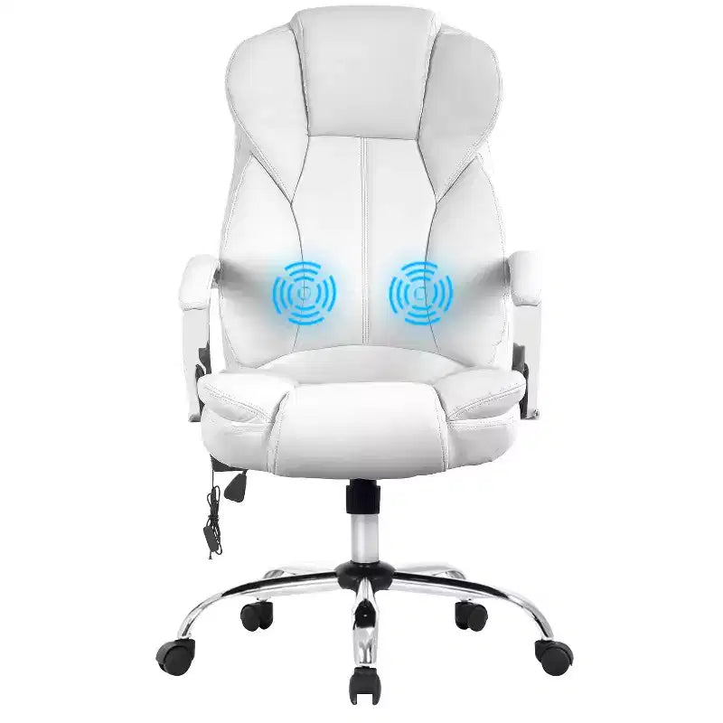 FDW Premium Office Chair Computer Chair with High Back Lumbar Support and PU Leather Upholstery