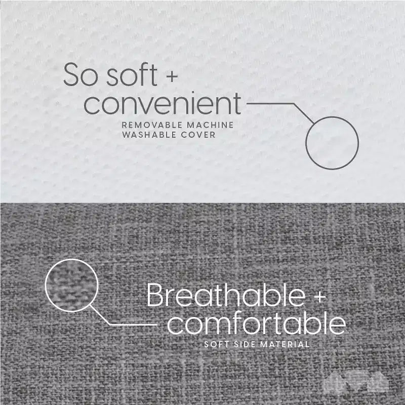 Milliard Materasso a rotelle in memory foam Twin da 5 pollici (2)