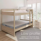 Milliard Materasso a rotelle in memory foam Twin da 5 pollici (2)