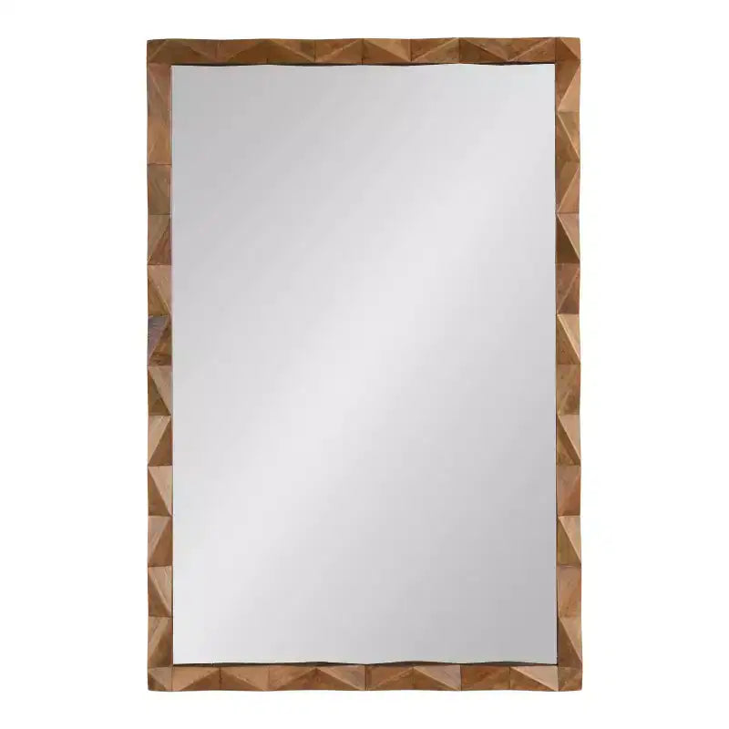 Specchio rettangolare in legno Endicott 24x36 di Kate & Laurel All Things Decor
