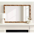 Specchio rettangolare in legno Endicott 24x36 di Kate & Laurel All Things Decor