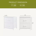 JIONJOY 2 - Drawer Nightstand