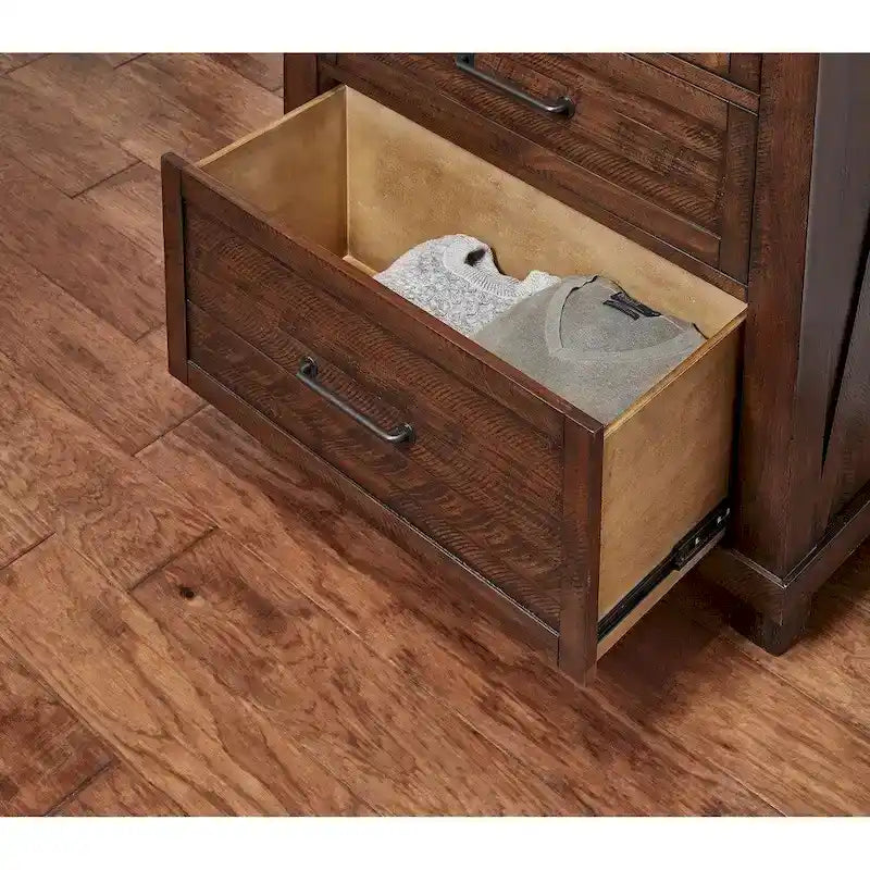 Simply Solid Shelba Solid Wood 4-piece Storage Bedroom Collection