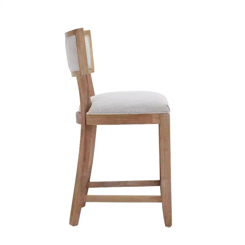 Christopher Knight Home Wina 26.5 Rubberwood Upholstered Counter Stool, Set of 2