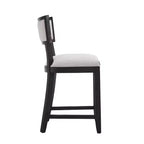 Christopher Knight Home Wina 26.5 Rubberwood Upholstered Counter Stool, Set of 2