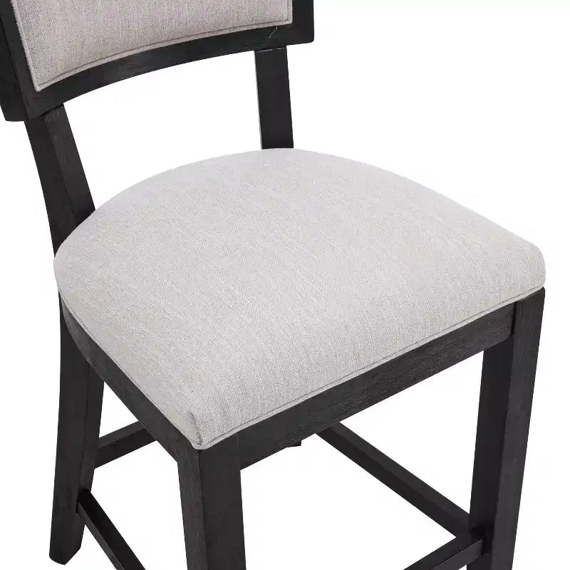 Christopher Knight Home Wina 26.5 Rubberwood Upholstered Counter Stool, Set of 2