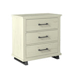 Farmhouse 3-Piece Bedroom Set - 2 Nightstand and 1 Dresser