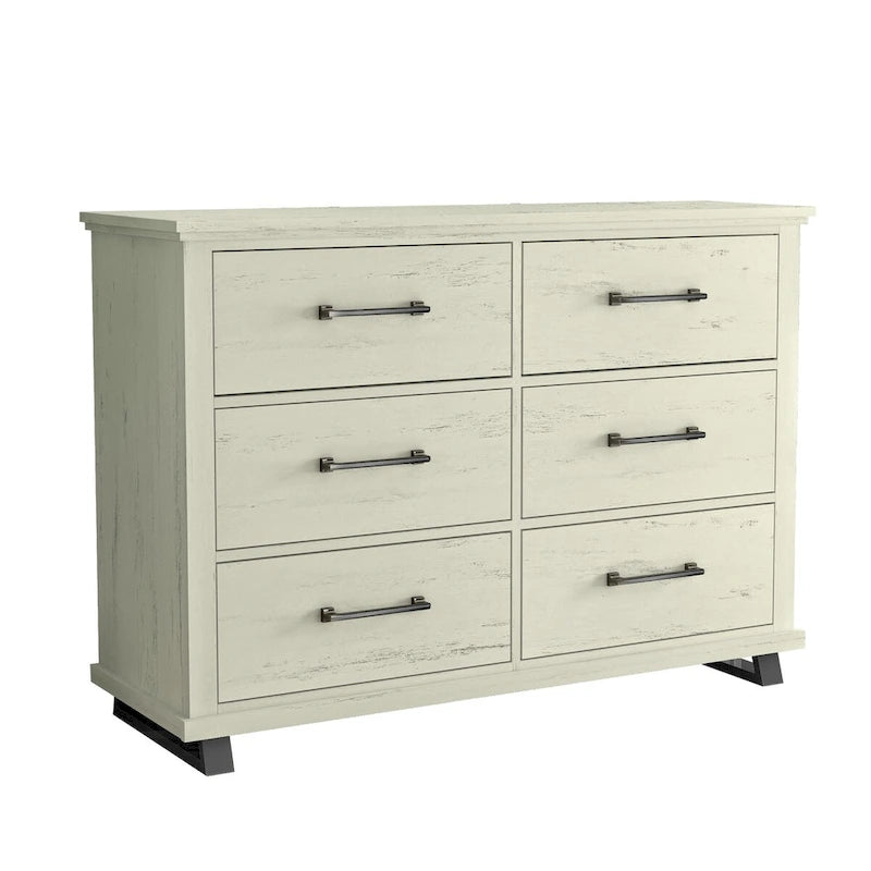 Farmhouse 3-Piece Bedroom Set - 2 Nightstand and 1 Dresser