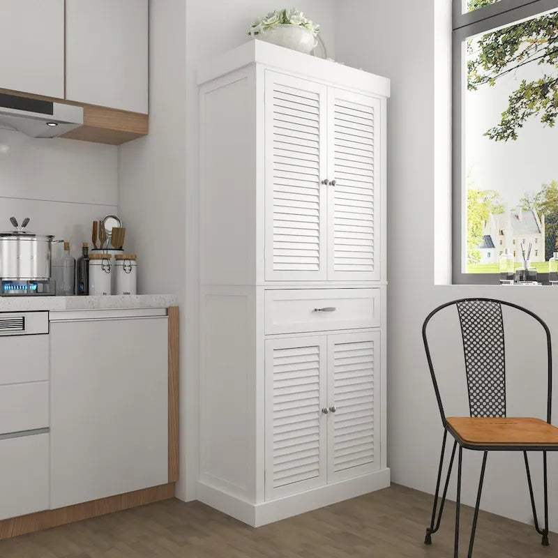 Timehcee 30Mobile porta scarpe con ante in legno e ripiani per pavimento