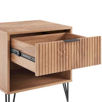 Manhattan Comfort 2-Piece Dumbo Modern Standard 3-Drawer Dresser Nightstand Set