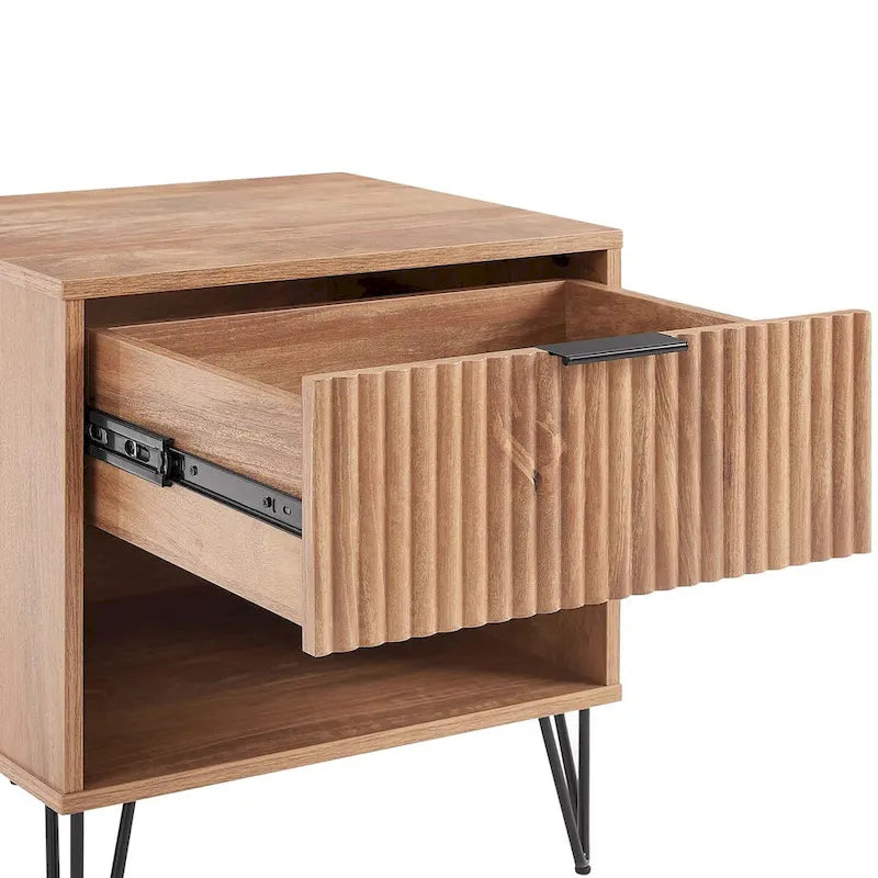 Set Comò e Comodino Moderni a 3 Cassetti Dumbo Manhattan Comfort, 2 Pezzi