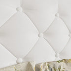 Queen/King Designer Bed Frame with LED Ambiance Lighting PU Leather