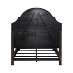 Paradise Valley Saddle Brown Upholstered Bed, Dresser and Mirror Set