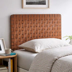 Sparta Twin/Full/Queen/King Vegan Leather Weave Headboard