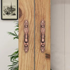 Vintage-Inspired Grand Closet Dual Wardrobe Set with Metal Accents