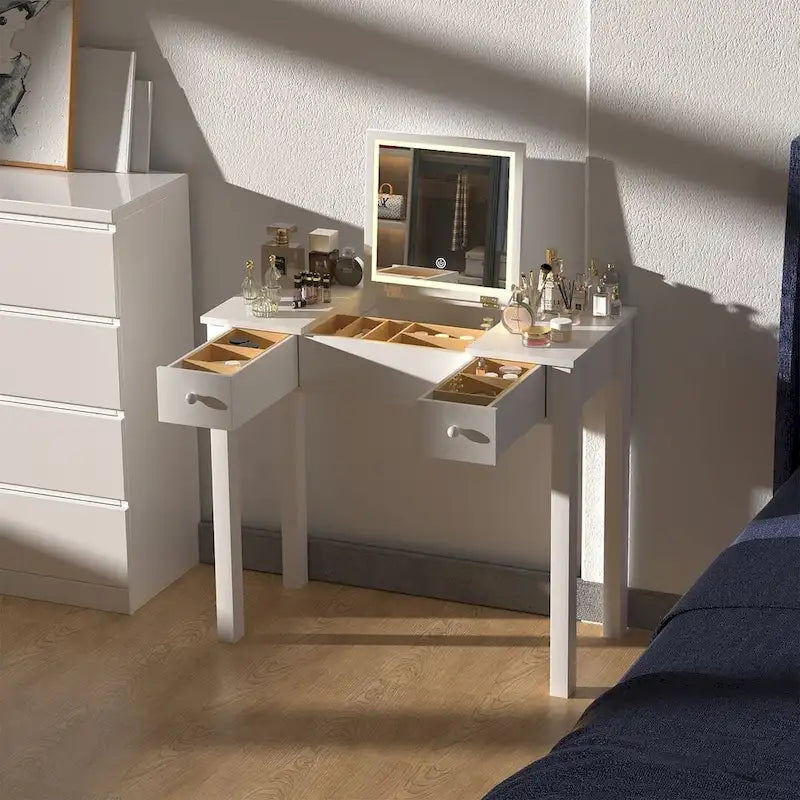 32,99 Tavolo da trucco con luci LED e specchio
