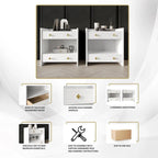 CraftPorch Mid-Century Modern Wall Panel Bedroom Set