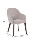 LeisureMod Elias Dining Chair  Upholstered Leather Or Velvet Seat with Powder-Coated Legs, Modern Kitchen, Dining Room, Cafe, Comfortable Seating